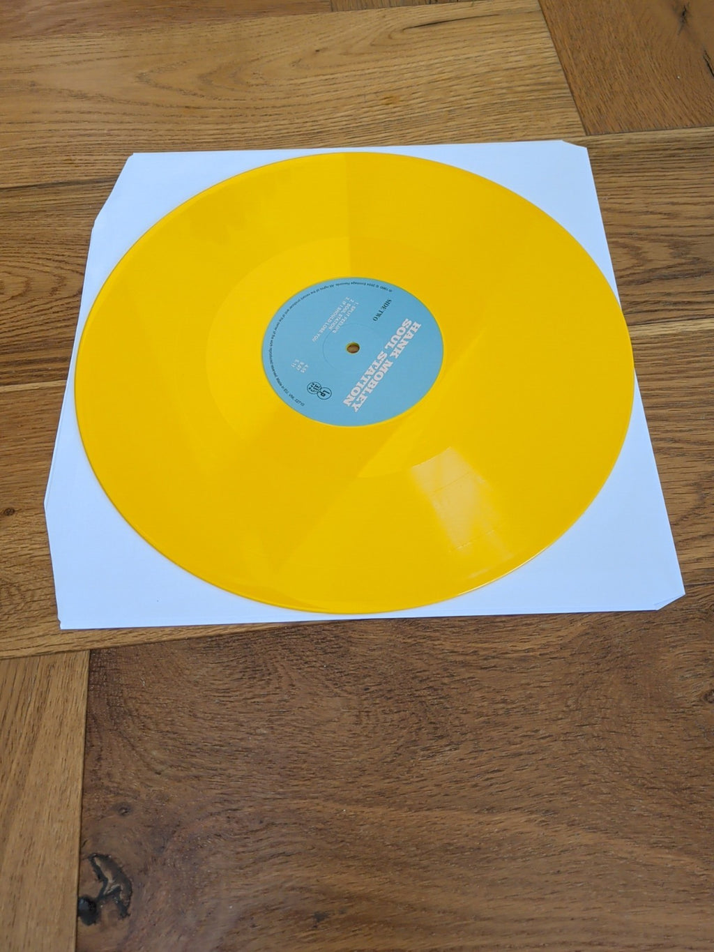 Hank Mobley Soul Station Vinyl 12" LP Album Yellow Coloured Vinyl Ltd Edition