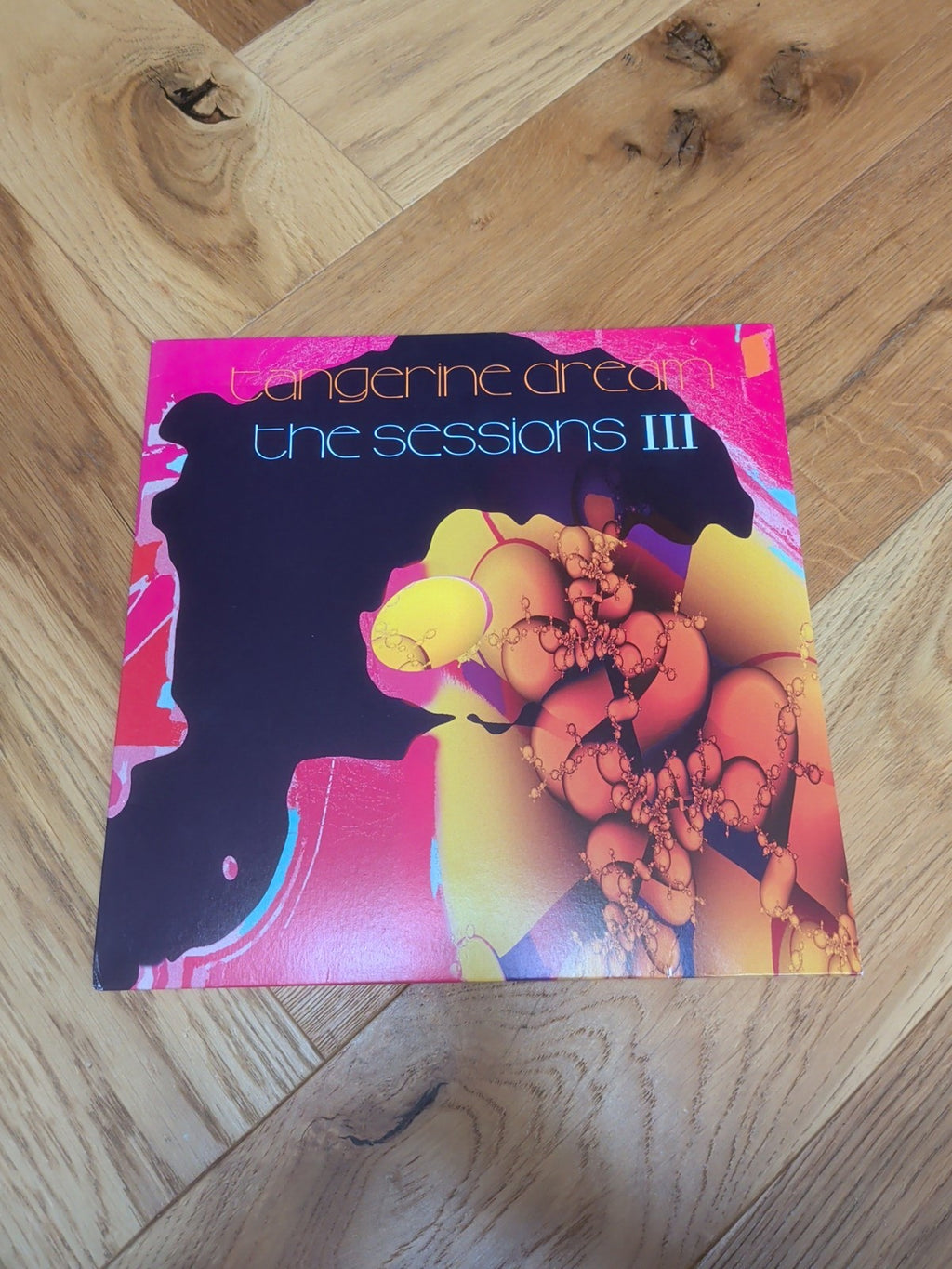 Sessions 3 by Tangerine Dream Record 2020 Vinyl LPx2 Pink Coloured Vinyl