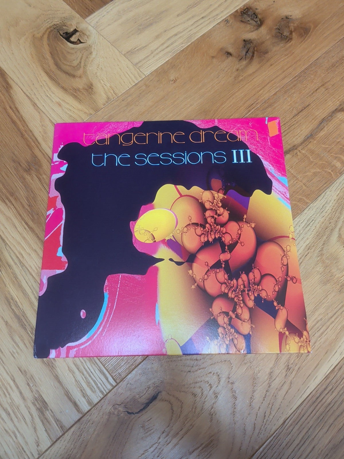 Sessions 3 by Tangerine Dream Record 2020 Vinyl LPx2 Pink Coloured Vinyl