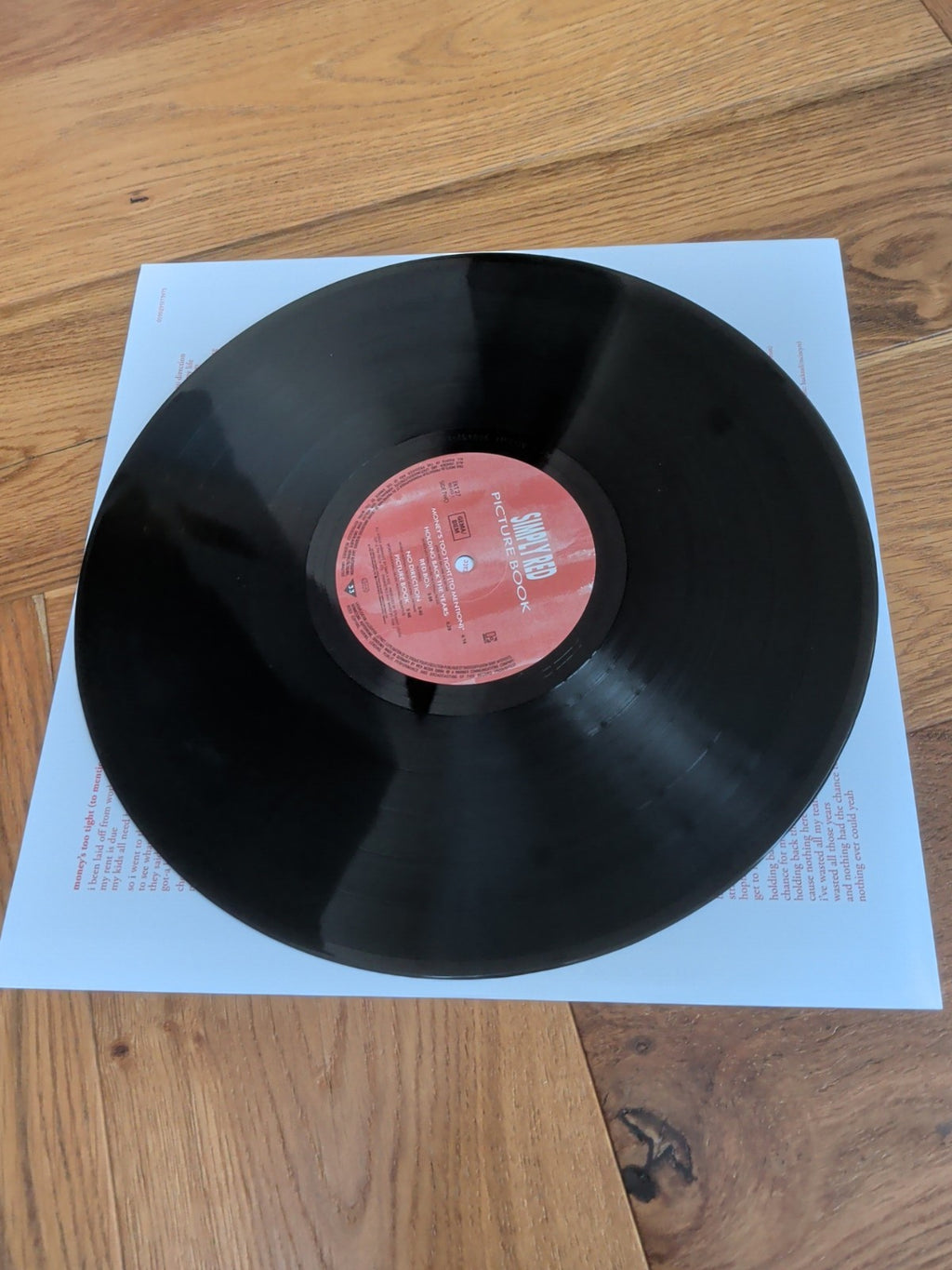 Picture Book by Simply Red Record 2020 Reissue