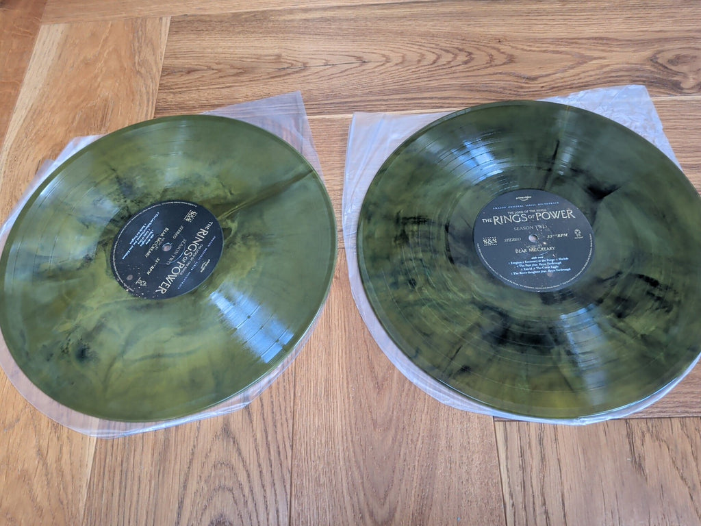 Rings Of Power Season Two Soundtrack 2 x Black & Gold Vinyl LP Album Record