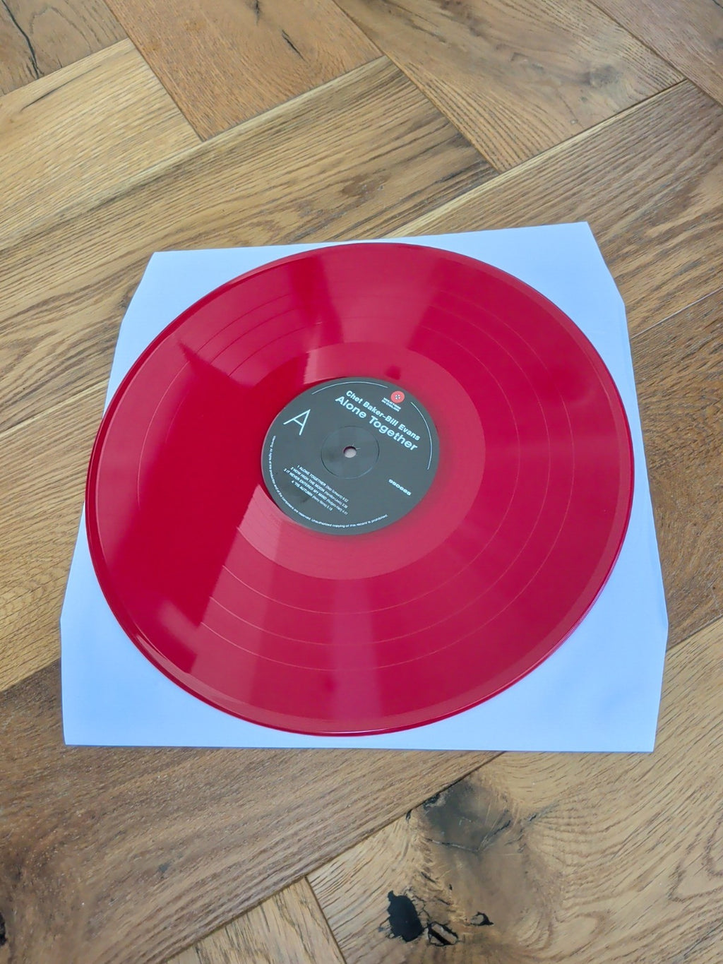 BAKER Chet BILL EVANS  Alone Together  Vinyl limited 180 gram red vinyl LP