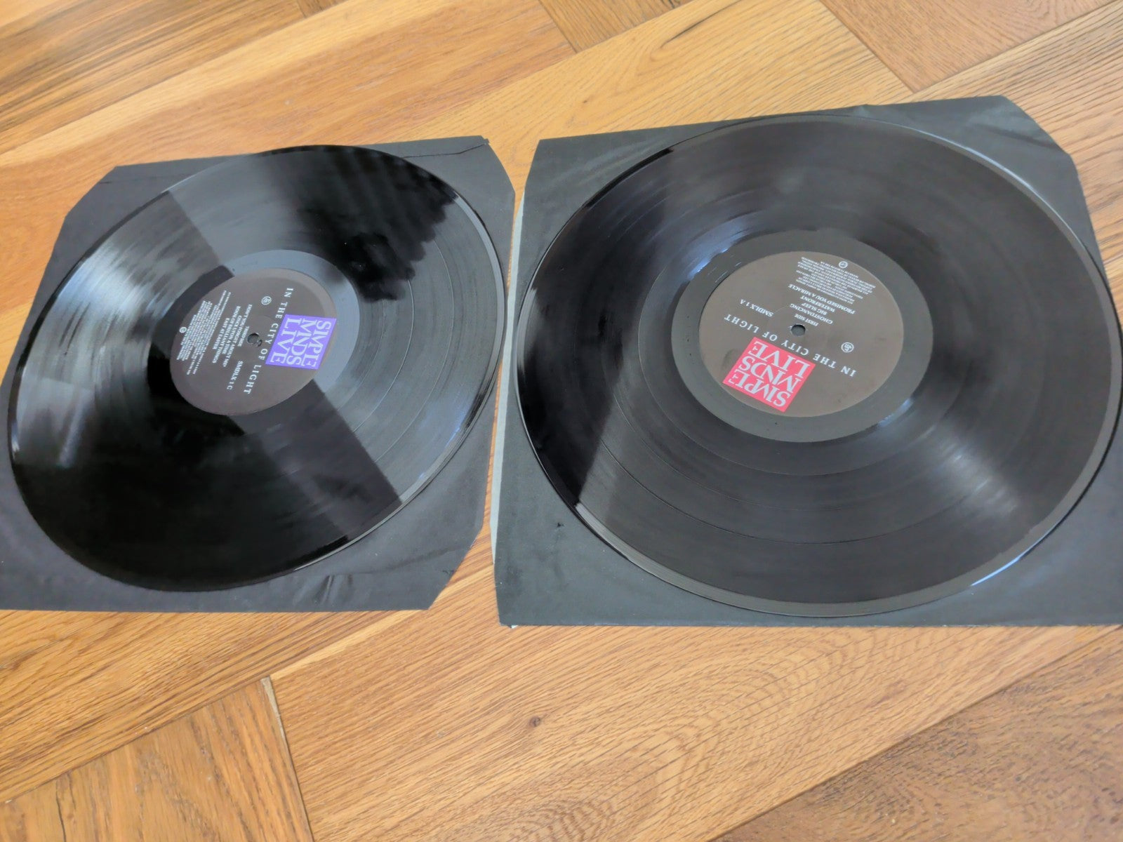 Simple Minds  Live In The City Of Light Vinyl LP X 2 Gatefold Record 1986