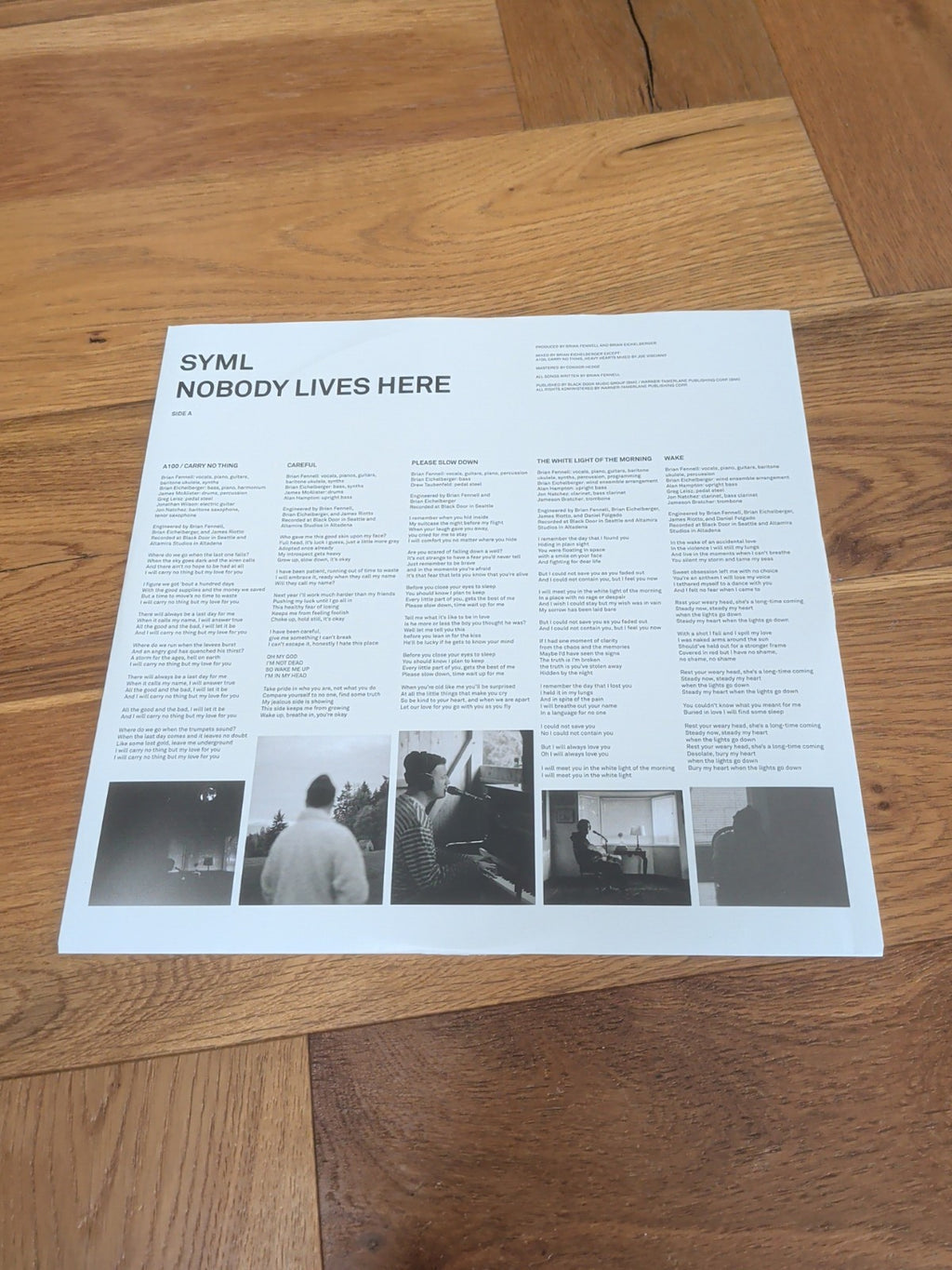 SYML  Nobody Lives Here  Vinyl LP  12" Album Yellow Vinyl