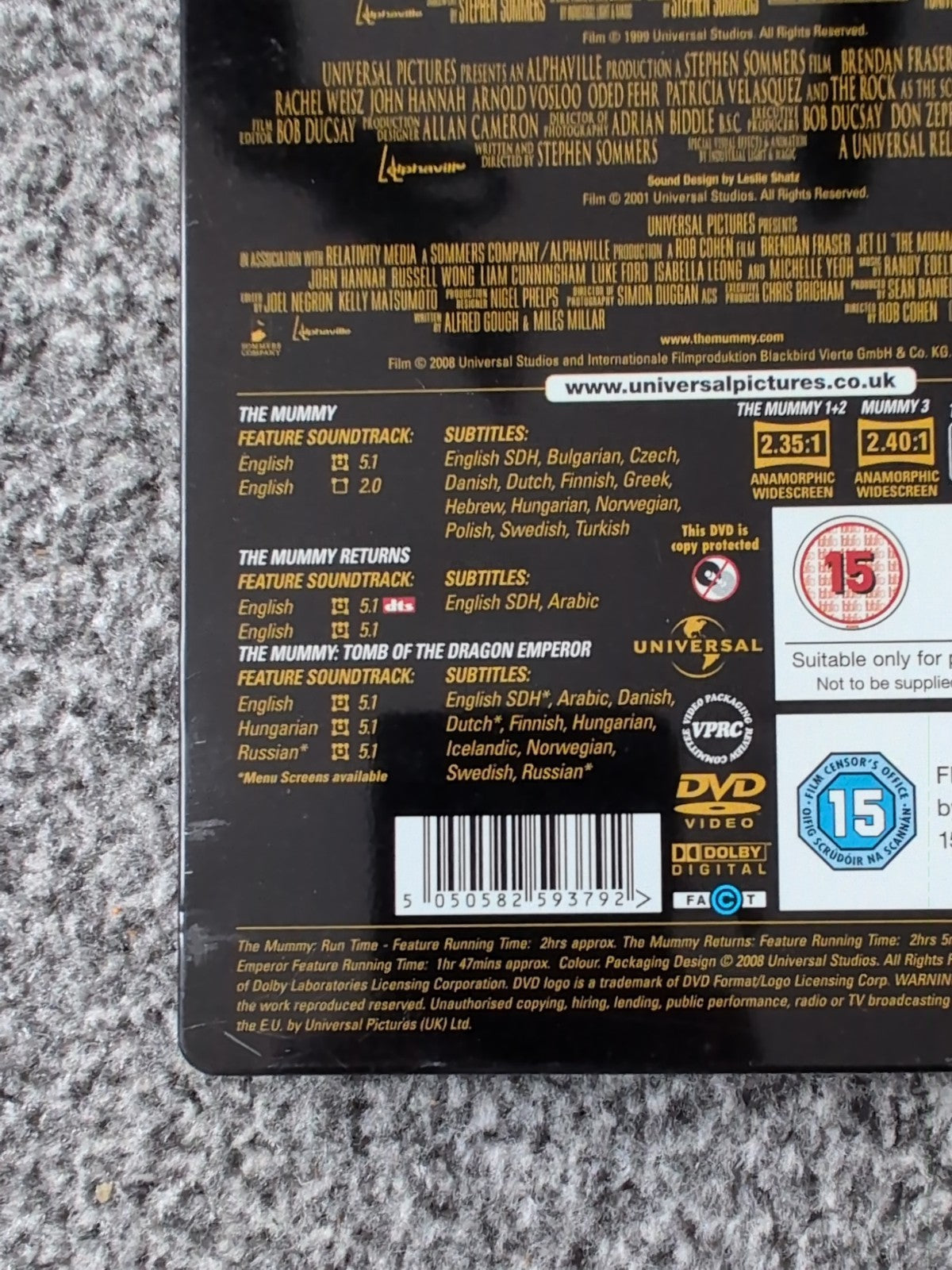 The Mummy / The Mummy Returns / The Mummy - Tomb Of The Dragon Emperor Box Set