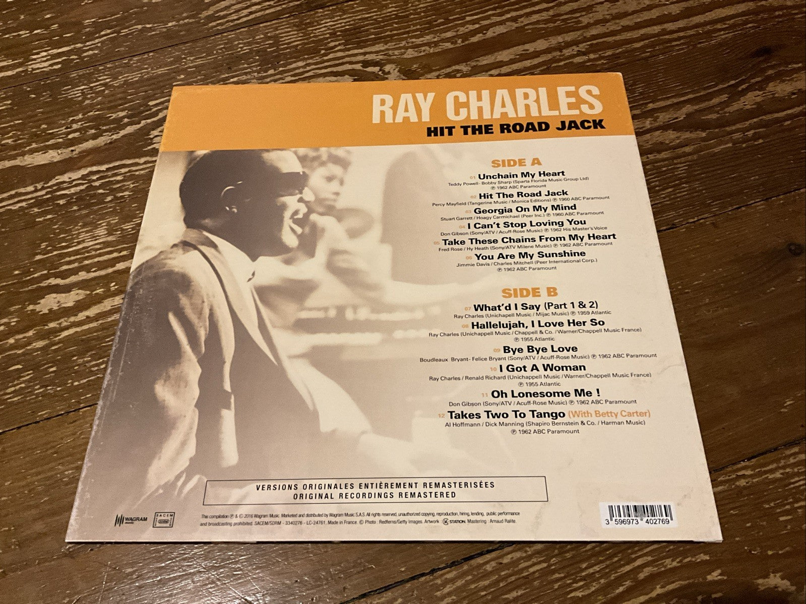 Hit the Road Jack by Ray Charles (Record, 2017)