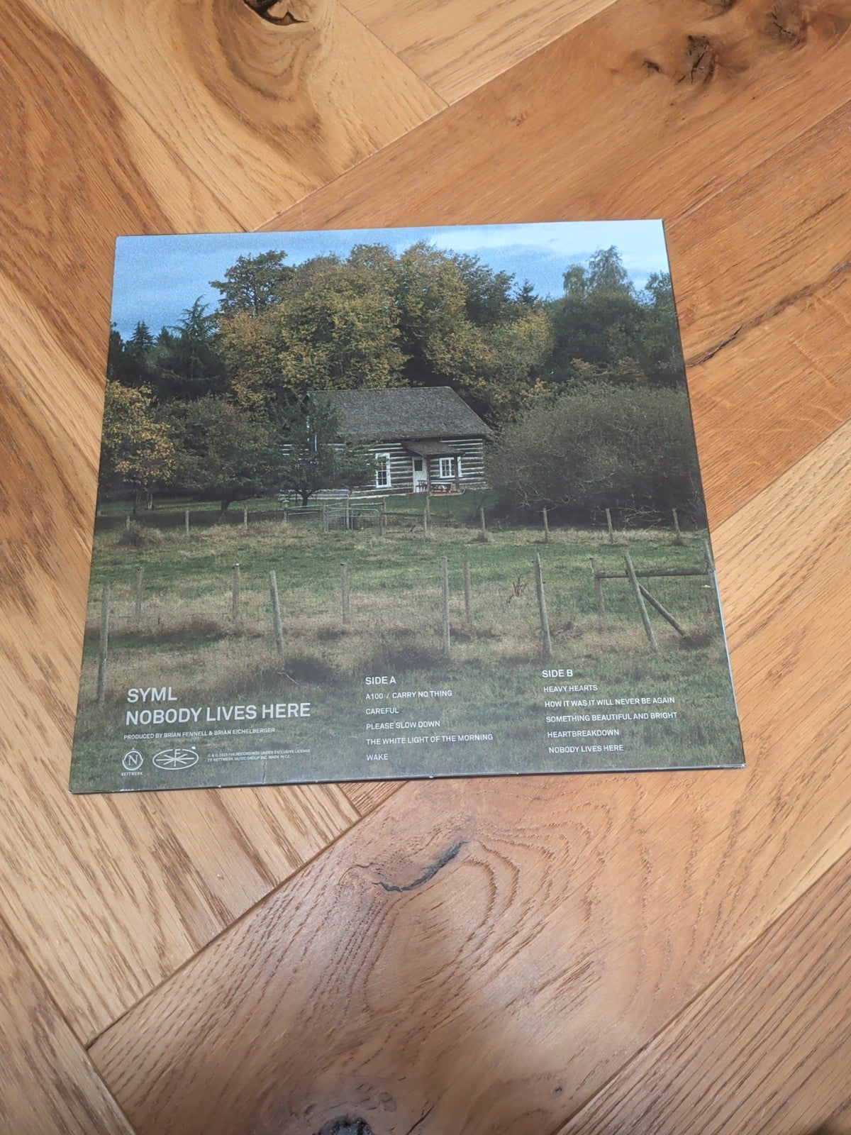 SYML  Nobody Lives Here  Vinyl LP  12" Album Yellow Vinyl