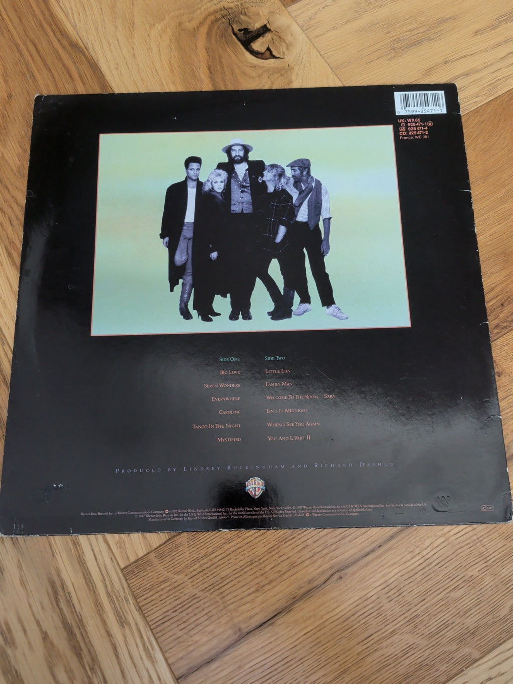 Fleetwood Mac - Tango In The Night Vinyl LP Record WX65 Warner 