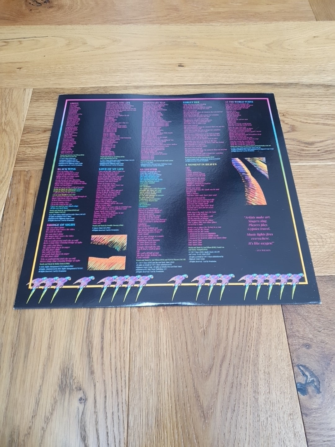 Fierce Bliss by Ann Wilson (Record, 2022) Vinyl LP Album