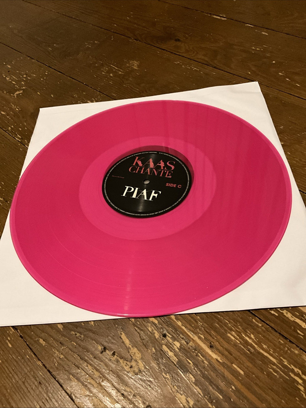KAAS, Patricia - Kaas Chante Piaf (reissue) - TRANSLUCENT PINK VINYL 2XLP