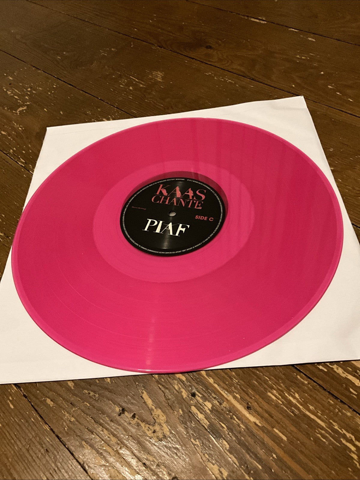 KAAS, Patricia - Kaas Chante Piaf (reissue) - TRANSLUCENT PINK VINYL 2XLP