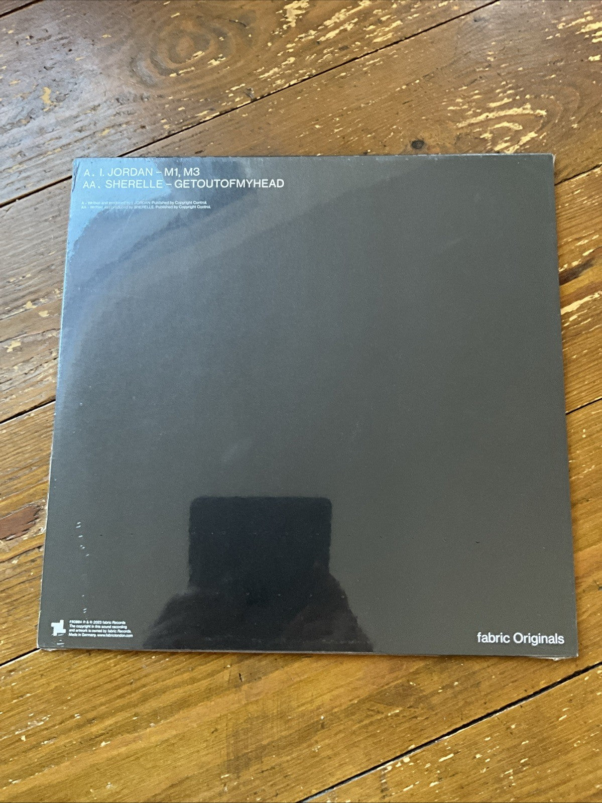 I. Jordan/Sherelle - M1, M3/GETOUTOFMYHEAD   (12" VINYL SINGLE) Brand new