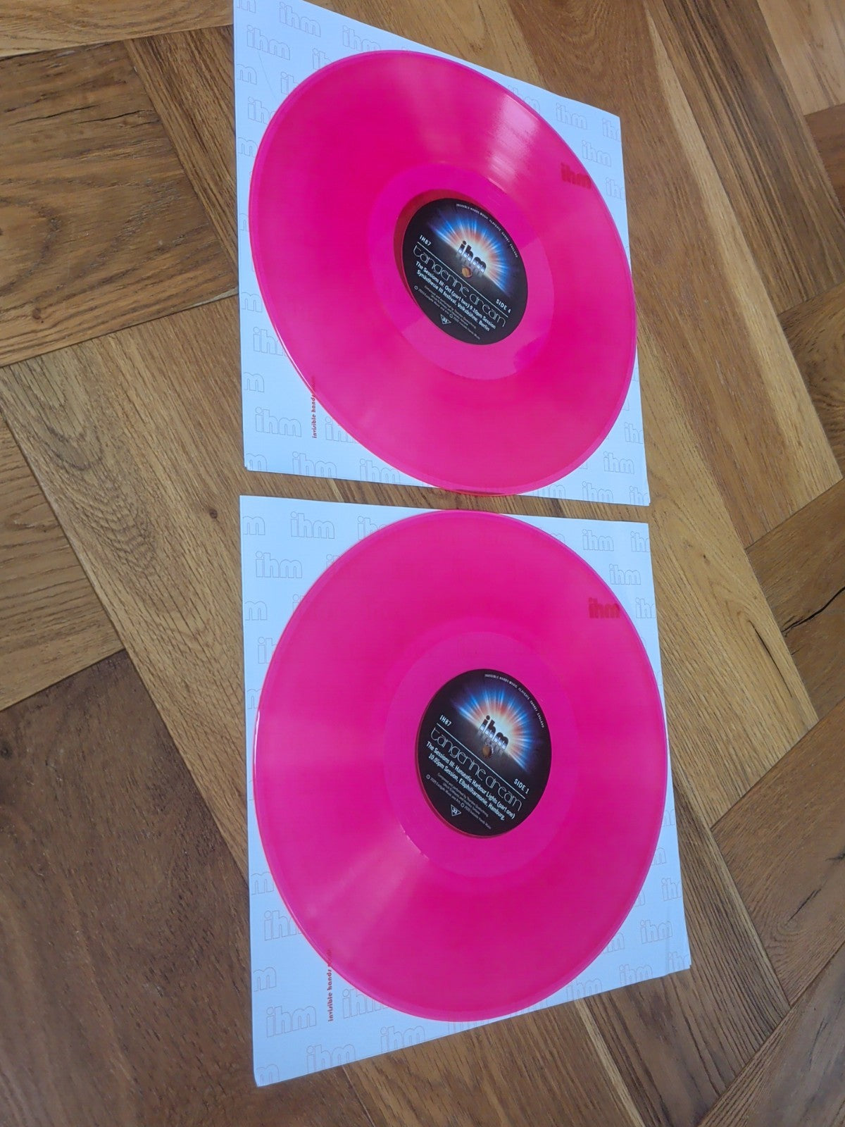Sessions 3 by Tangerine Dream Record 2020 Vinyl LPx2 Pink Coloured Vinyl