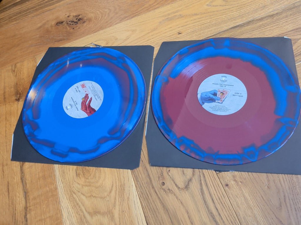 VARIOUS  Music For Everyone Vol 2  GATEFOLD COLOURED VINYL 2 X LP