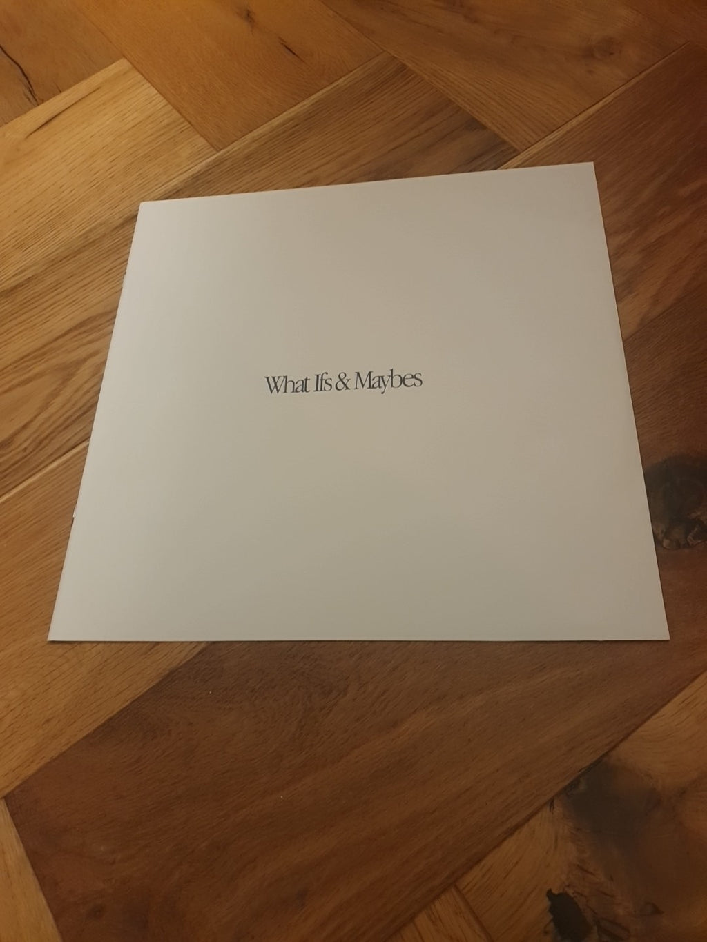 TOM GRENNAN LP What Ifs & Maybes ORANGE VINYL Limited Edition 