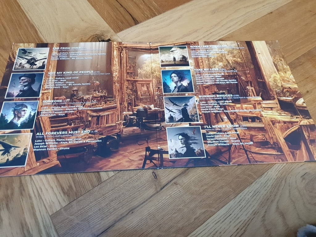 Steve Lukather Bridges LP Album vinyl record 2023 (Toto) 	on The Players Club
