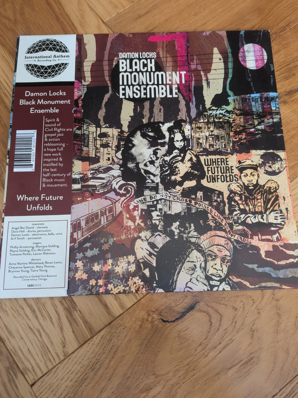 DAMON LOCKS BLACK MONUMENT ENSEMBLE Where Future Unfolds  Vinyl LP