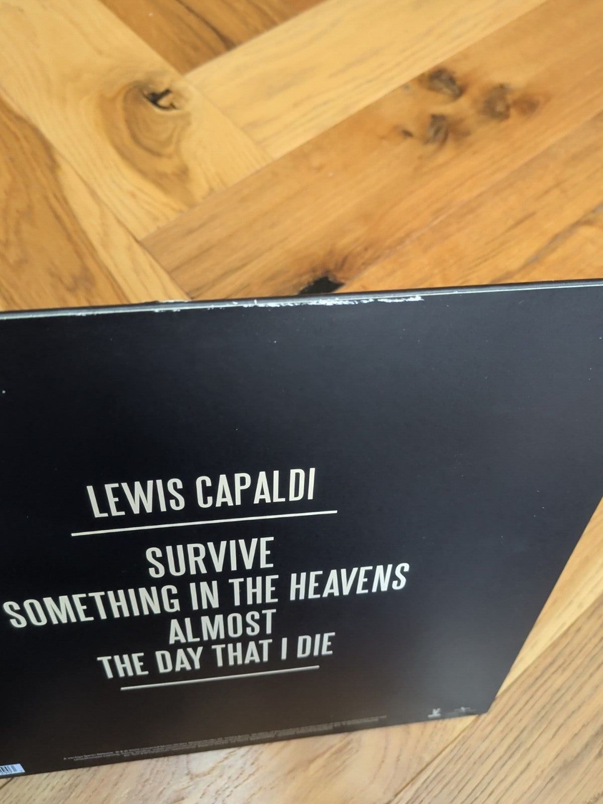 Lewis Capaldi Survive EP 12" vinyl Europe Vertigo Berlin 2025 limited clear