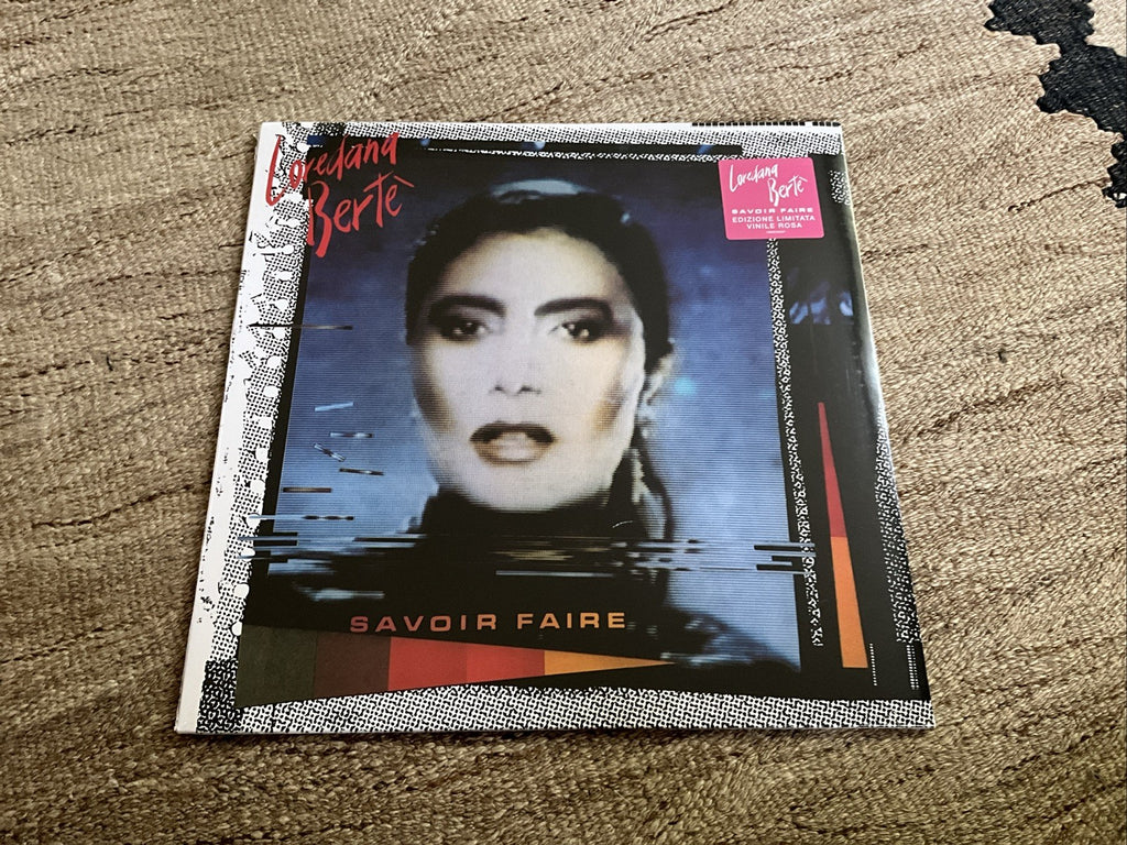 Loredana Berte Savoir Faire - Pink Vinyl New Sealed