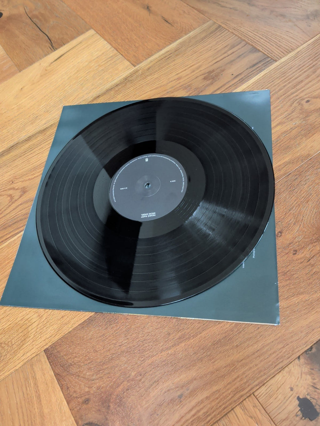 RAPP Renee Snow Angel Vinyl gatefold translucent black ice vinyl LP Album