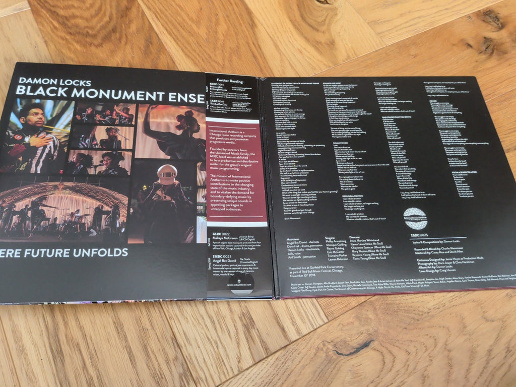 DAMON LOCKS BLACK MONUMENT ENSEMBLE Where Future Unfolds  Vinyl LP