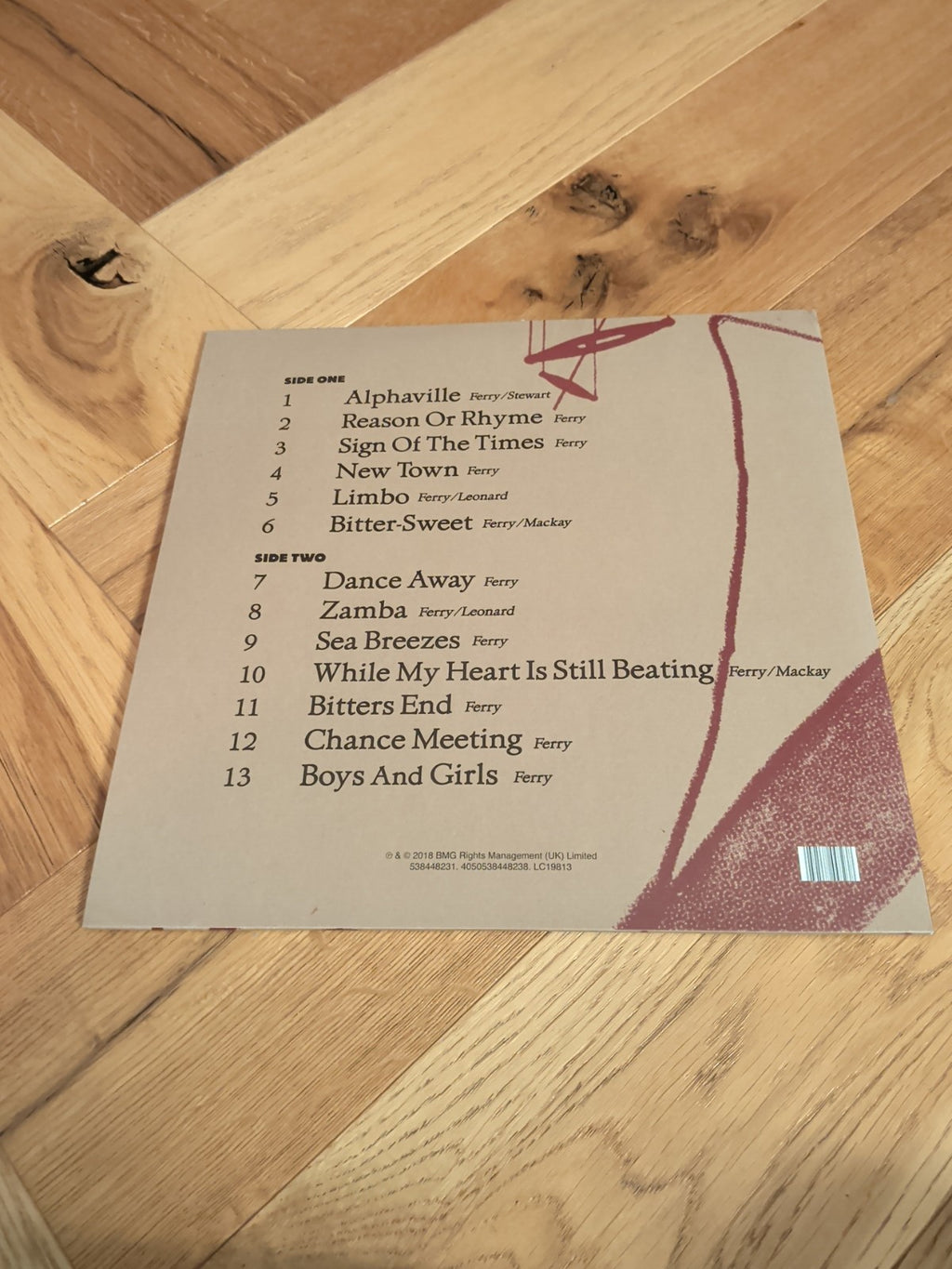 Bitter-Sweet by Bryan Ferry and His Orchestra Record 2018 Vinyl LP