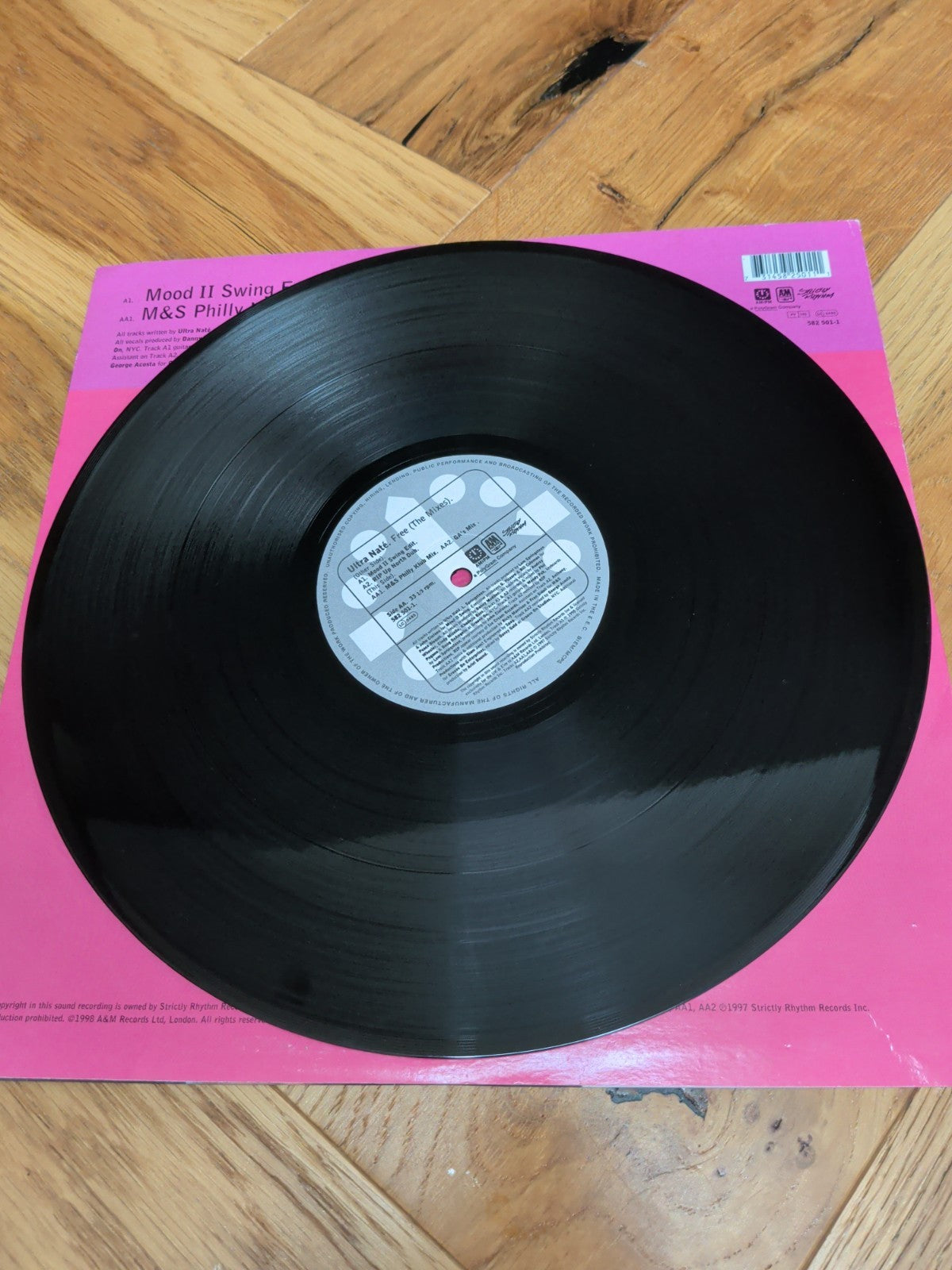 ULTRA NATE FREE THE MIXES AM PM 5825011 UK VINYL 12” 