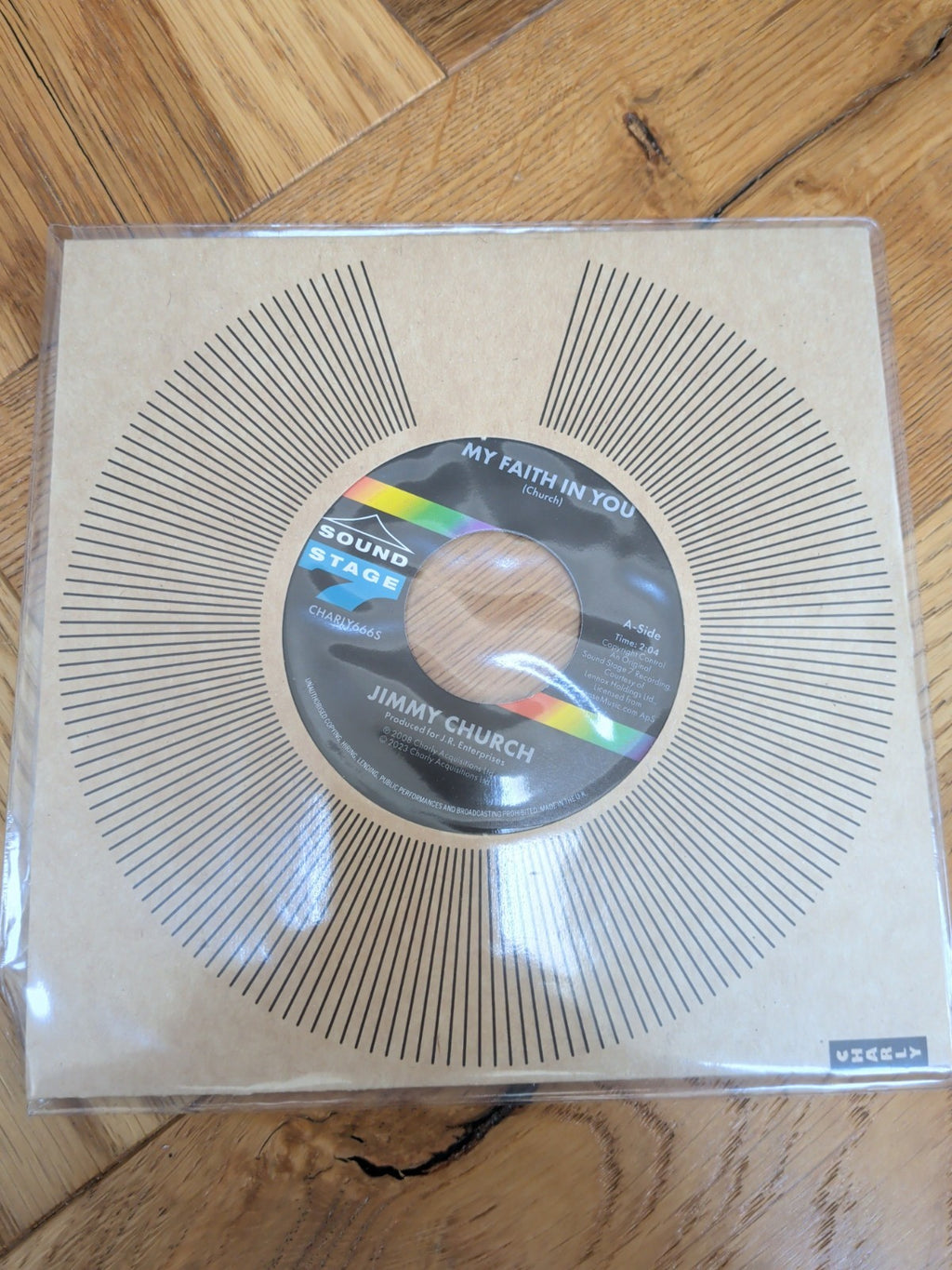 Jimmy Church  My Faith in You I Ain't Lyin' VINYL 7" Single 2024