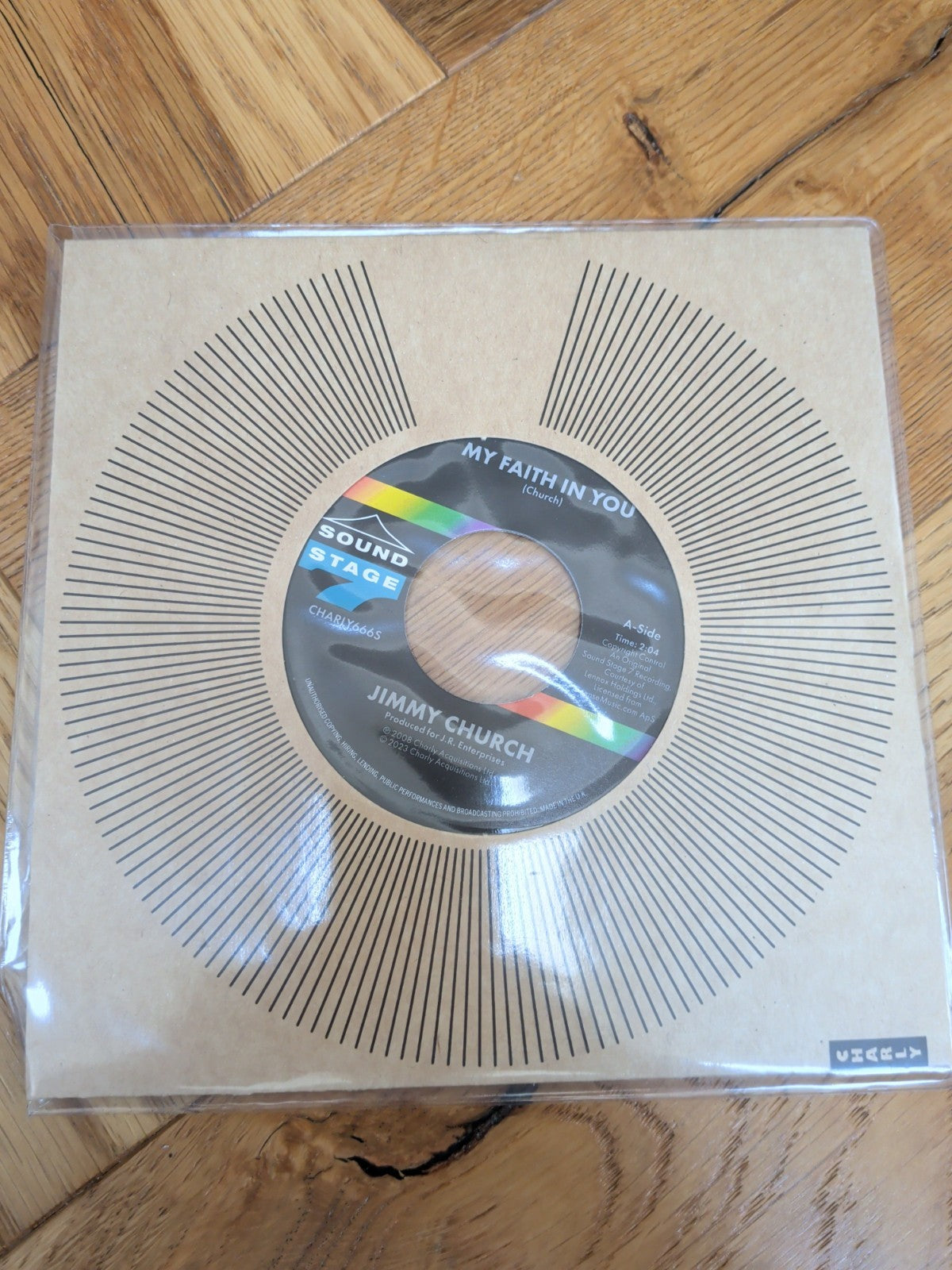 Jimmy Church  My Faith in You I Ain't Lyin' VINYL 7" Single 2024