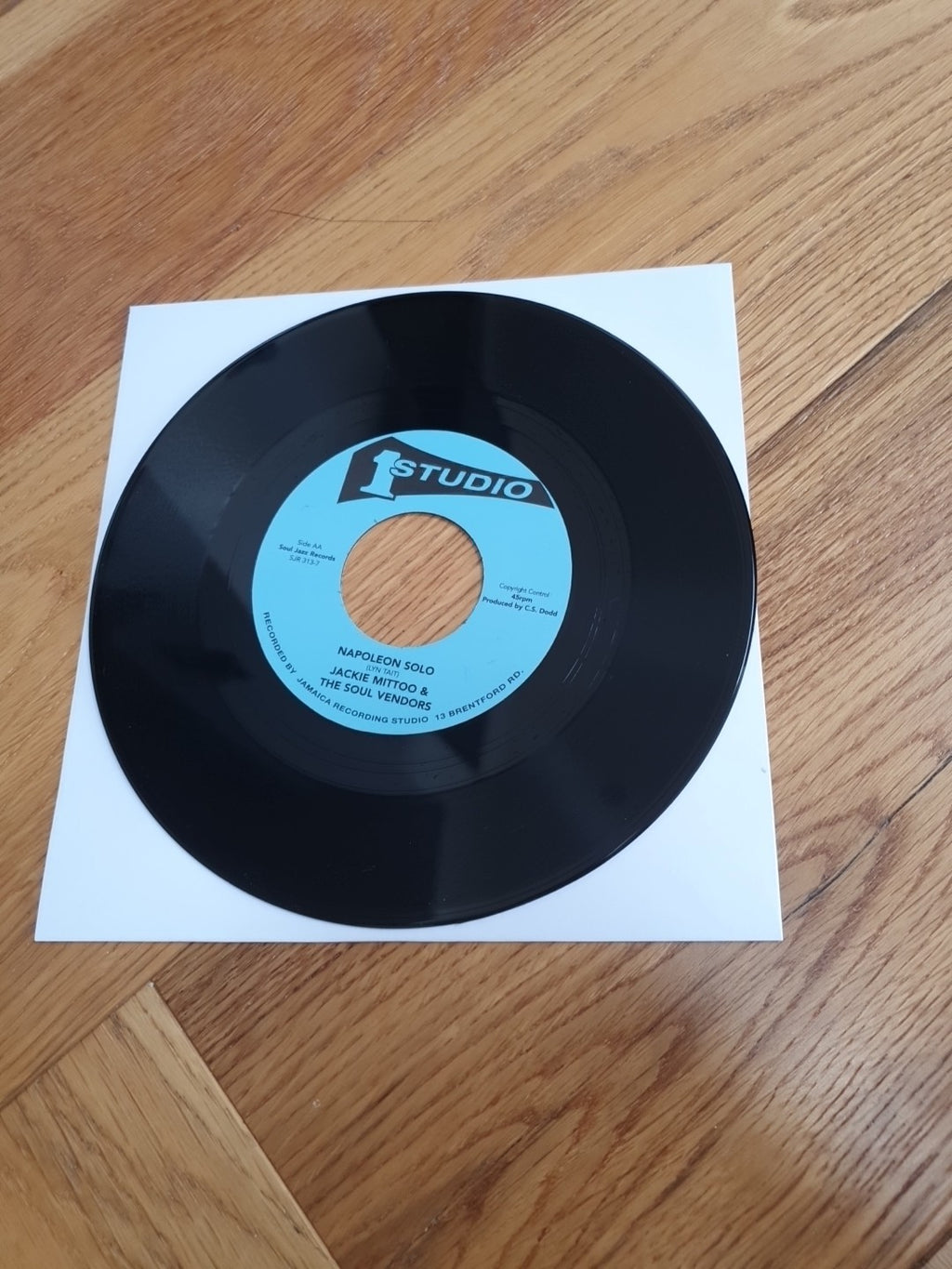 Mr. Bassie/Napoleon Solo by Horace Andy/Jackie Mittoo (Record, 2015) Vinyl 7"