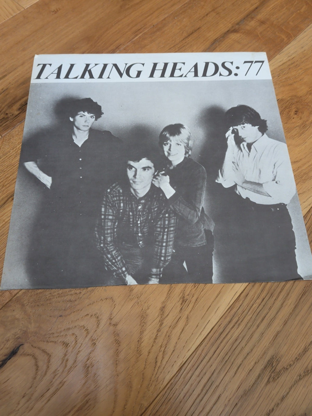 TALKING HEADS  TALKING HEADS 77  EUROPE ISSUE  LYRIC INNER SLEEVE Vinyl LP