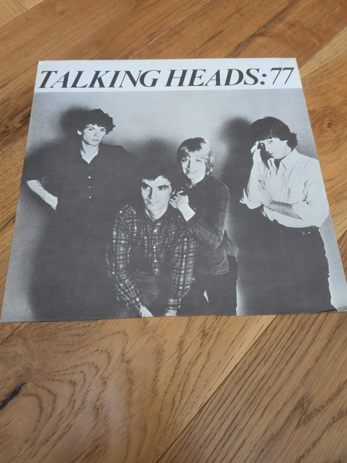 TALKING HEADS  TALKING HEADS 77  EUROPE ISSUE  LYRIC INNER SLEEVE Vinyl LP
