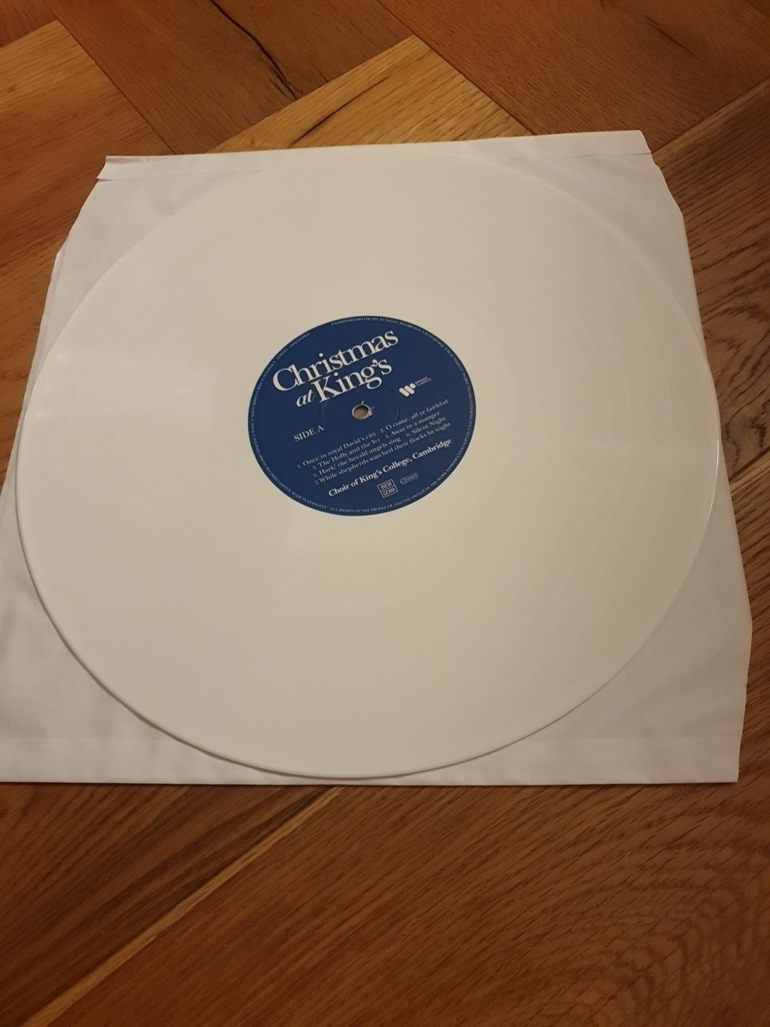 Choir of King's College, Cambridge : Christmas at King's White VINYL 12" Album