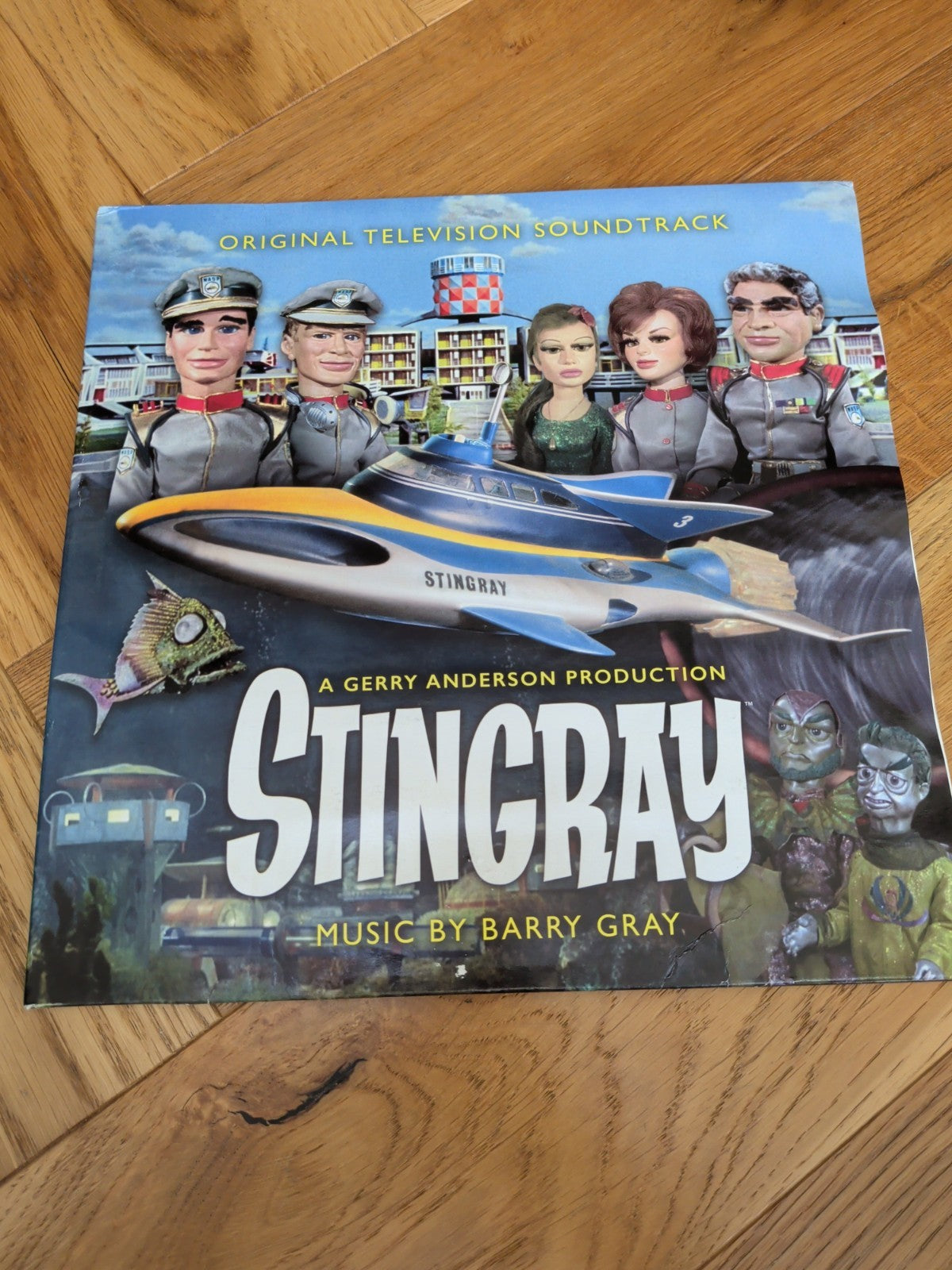 Stingray Original Television Soundtrack LP X 2  Silver Coloured Vinyl