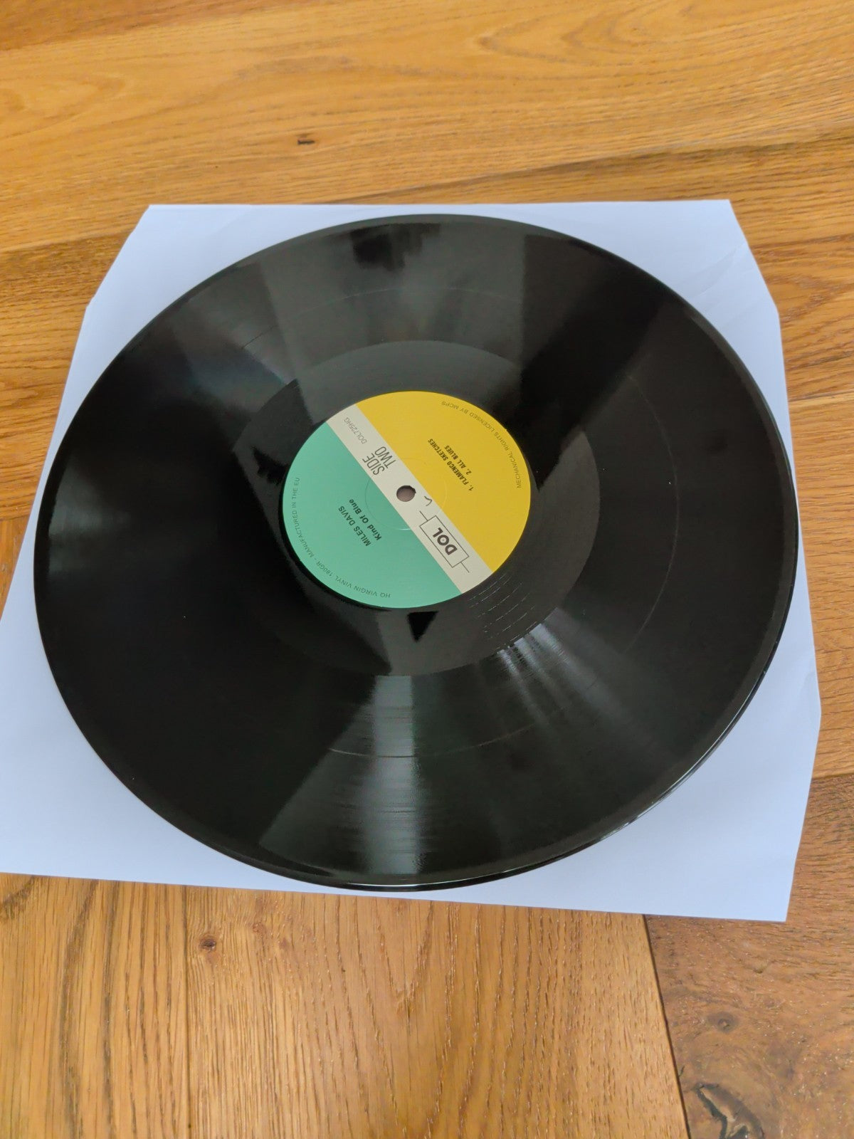 Miles Davis Kind Of Blue Black Vinyl LP Album Record