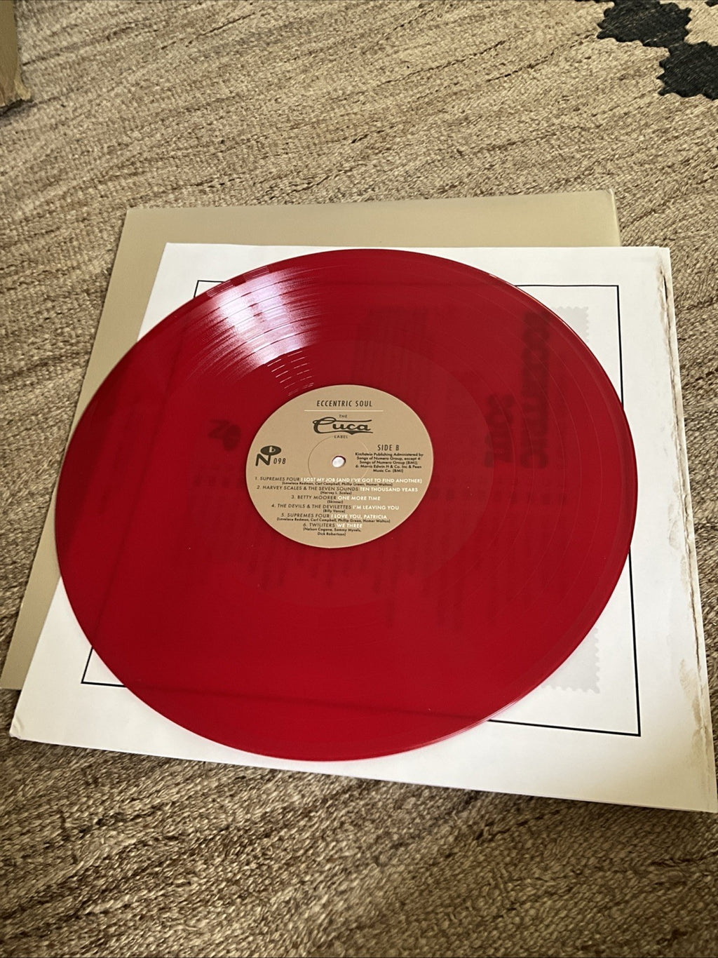 Eccentric Soul Cuca Label Double Opaque Red Vinyl