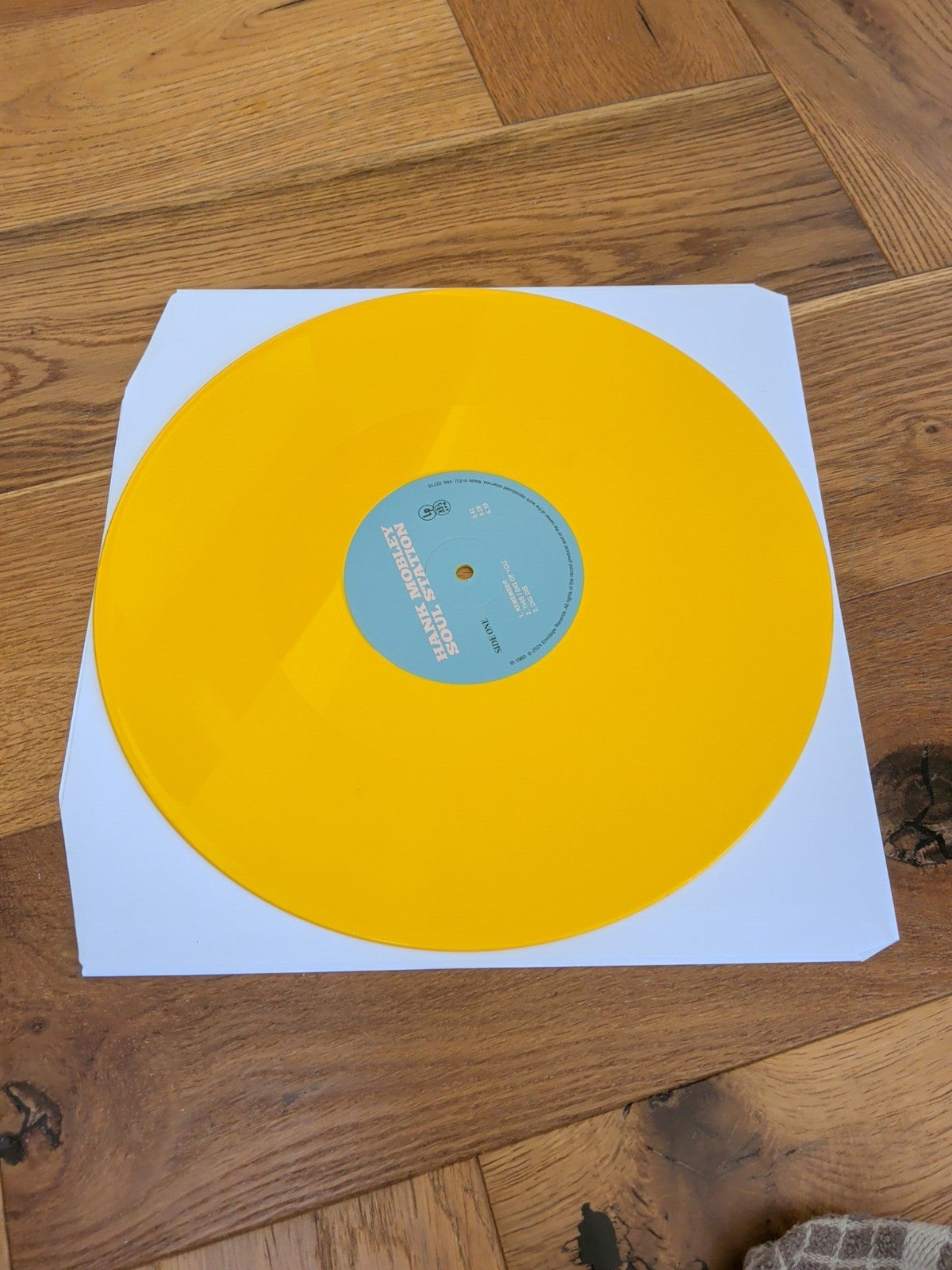 Hank Mobley Soul Station Vinyl 12" LP Album Yellow Coloured Vinyl Ltd Edition