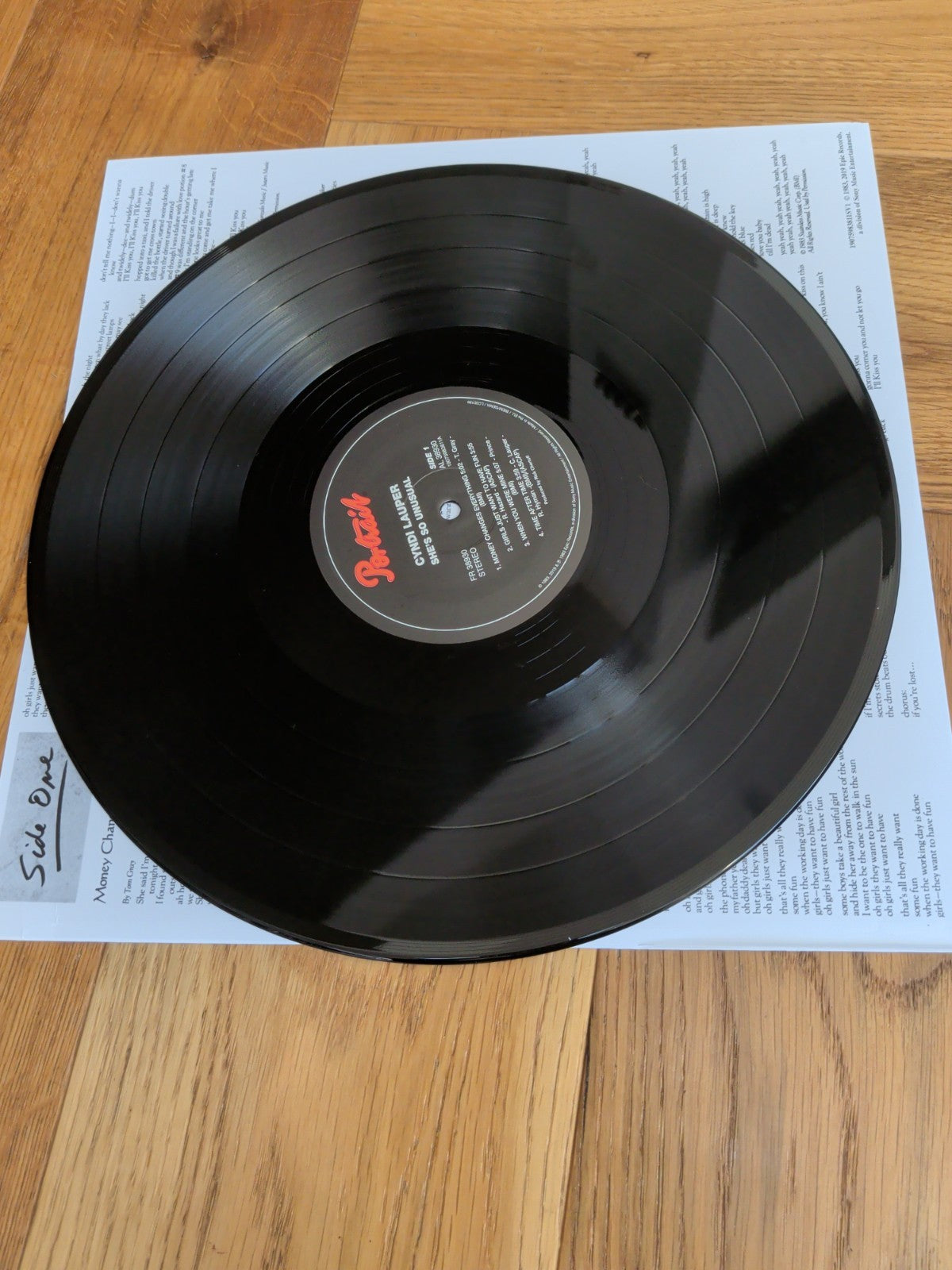 Cyndi Lauper She's So Unusual VINYL 12" LP  Album 2019 Record