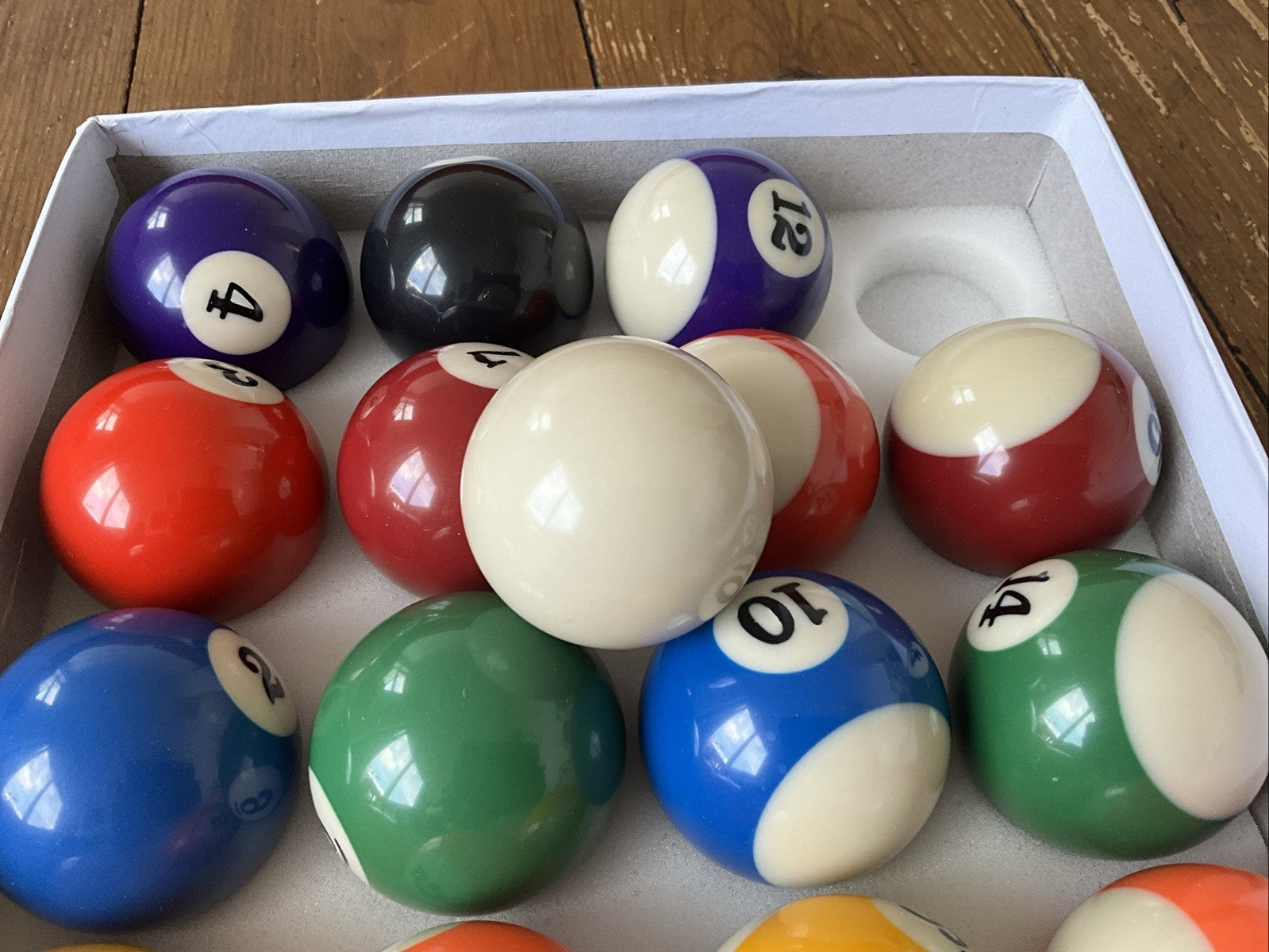 Oypla UK Regulation 16 2” Sports and Stripes Pool Ball Set