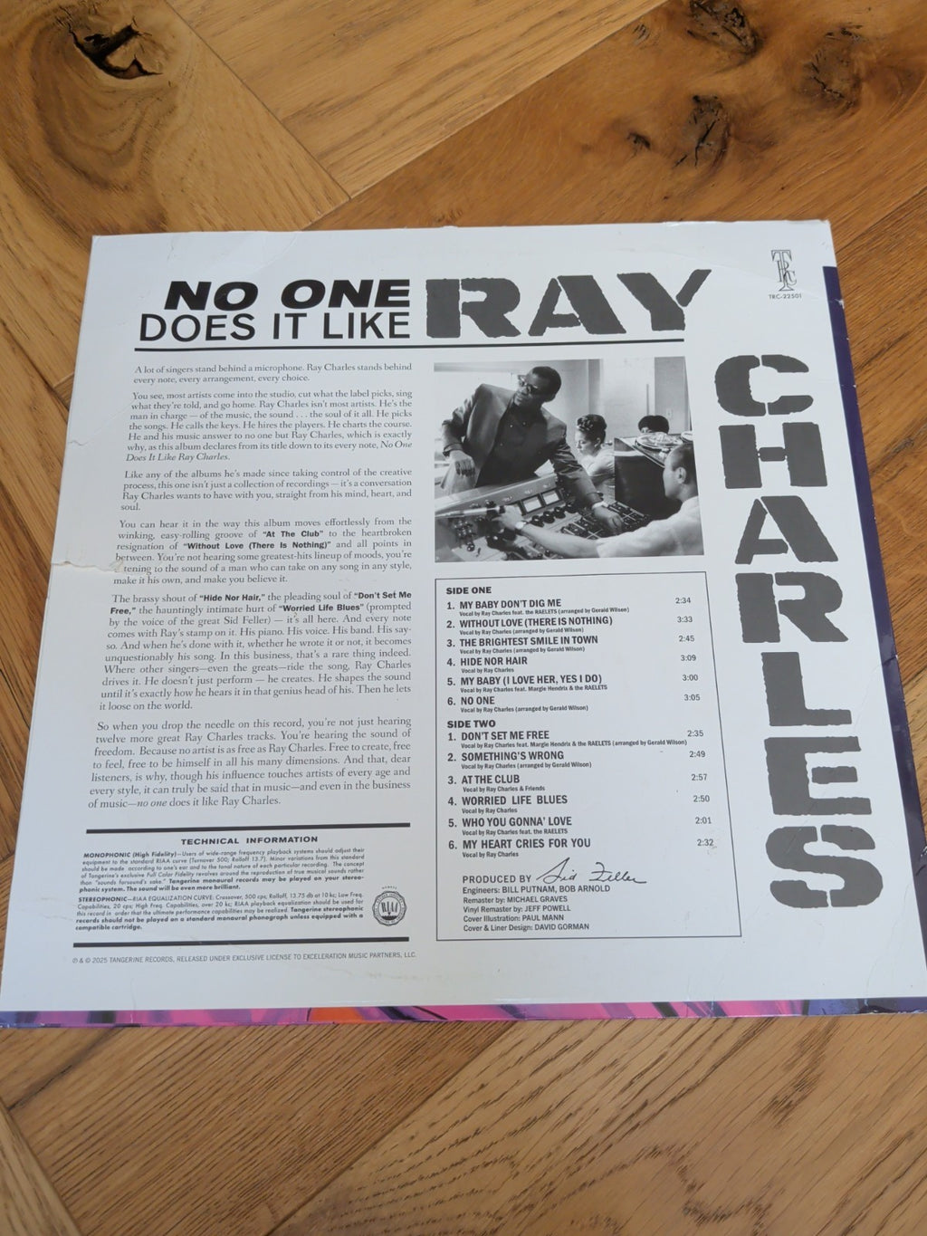 CHARLES, Ray No One Does It Like Ray Charles! Vinyl orange vinyl LP