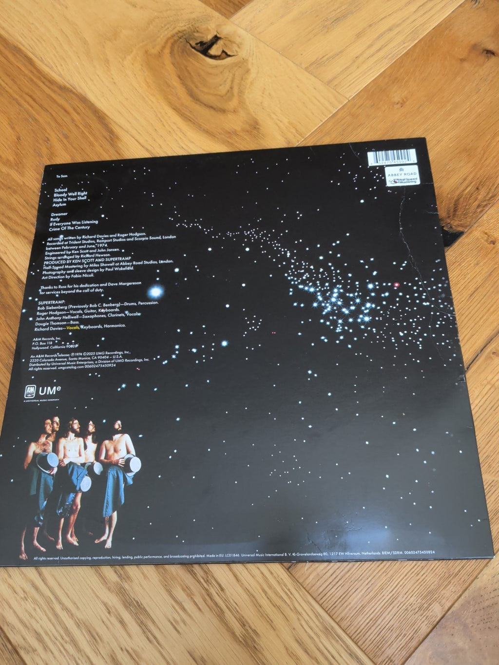 SUPERTRAMP Crime Of The Century half speed remast 180g LP Vinyl READ DESCRIPTION