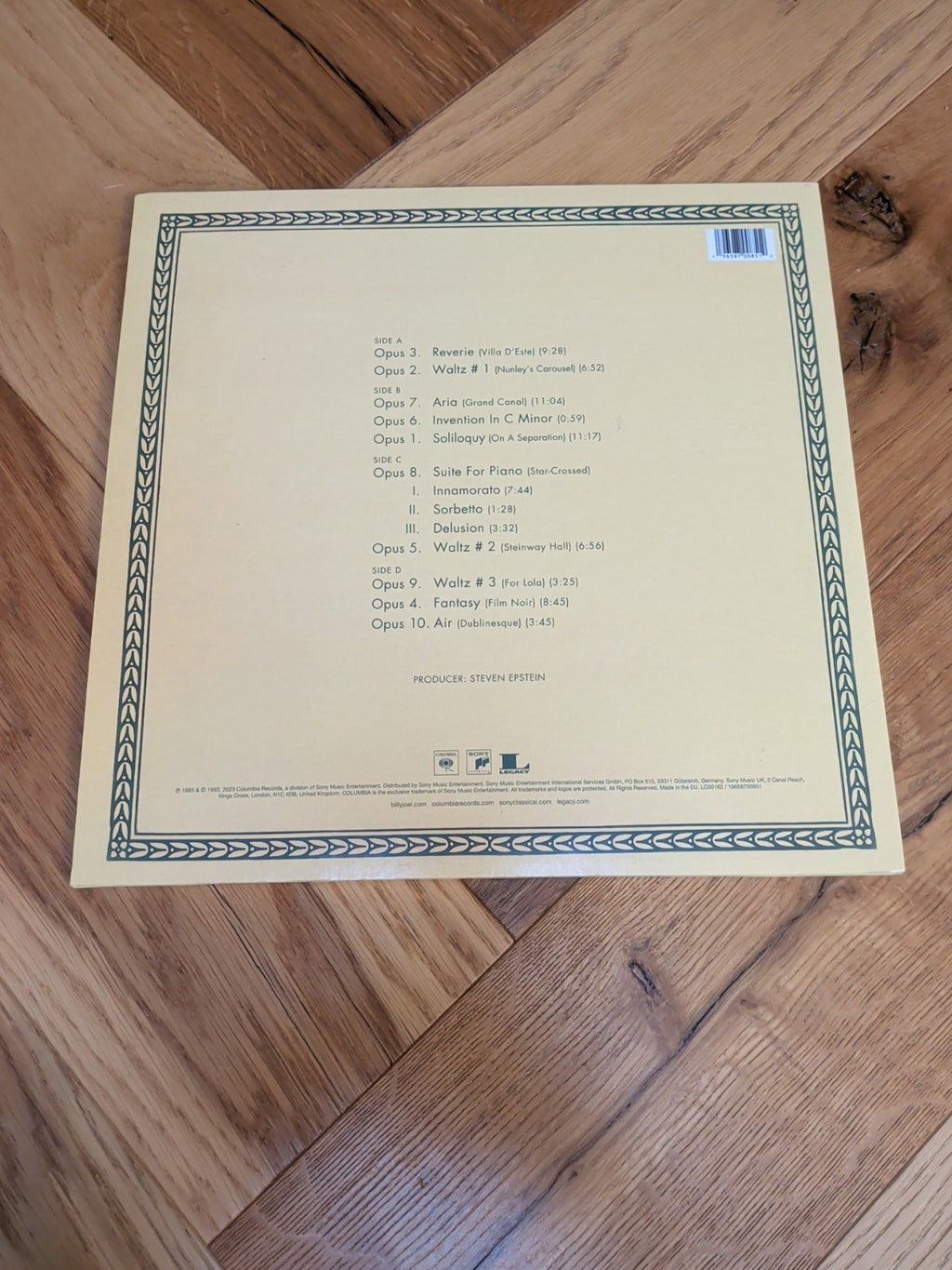 Billy Joel Billy Joel Fantasies & Delusions VINYL 12" Album LP X 2 discs 2025