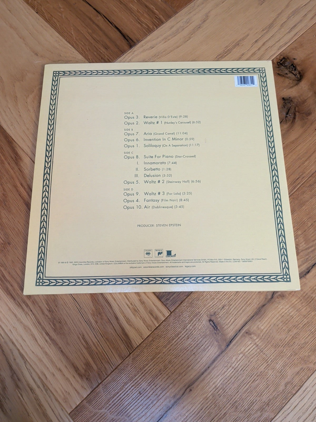 Billy Joel Billy Joel Fantasies & Delusions VINYL 12" Album LP X 2 discs 2025