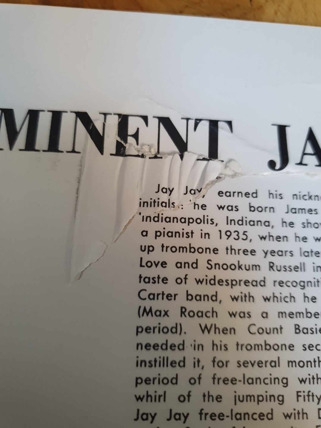 Jay Jay Johnson - The Eminent Jay Jay Johnson Volume 1 [VINYL] LP
