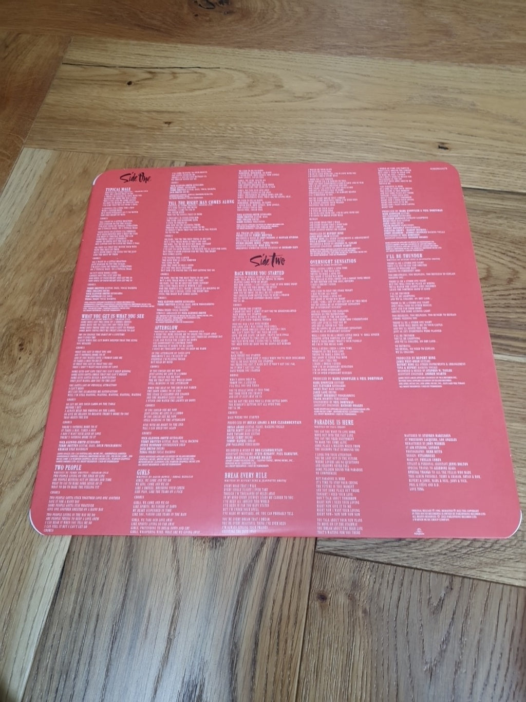 Break Every Rule by Tina Turner (Record, 2022) Vinyl LP
