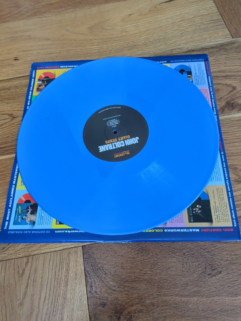 Giant Steps by John Coltrane Record Vinyl LP Blue Coloured Vinyl