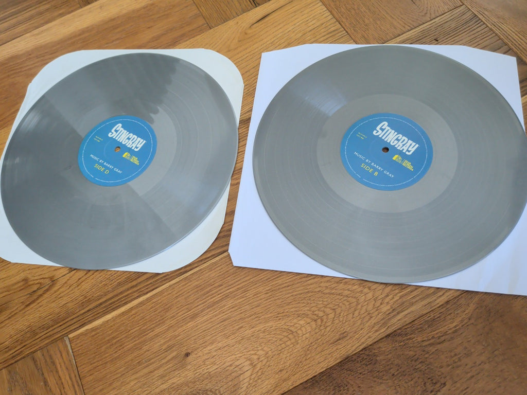 Stingray Original Television Soundtrack LP X 2  Silver Coloured Vinyl