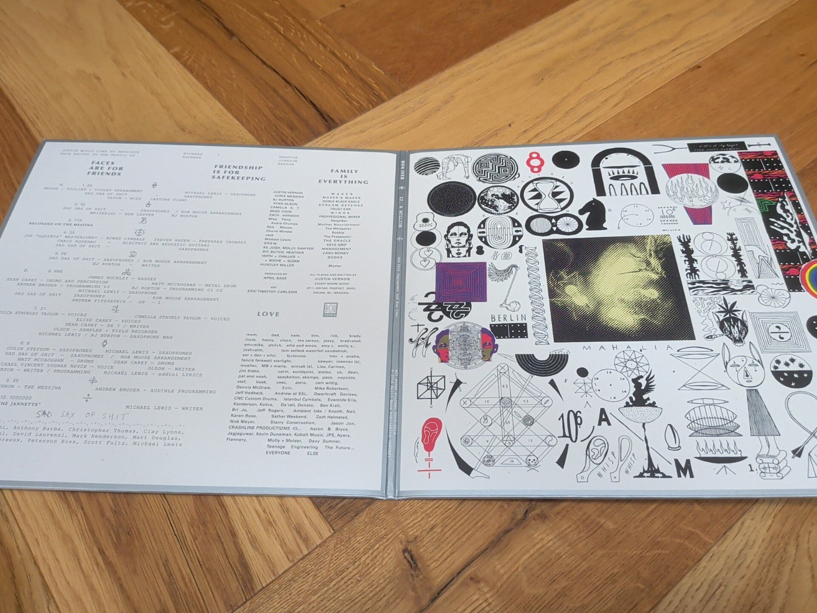22 A Million by Bon Iver Record 2016 Vinyl LP