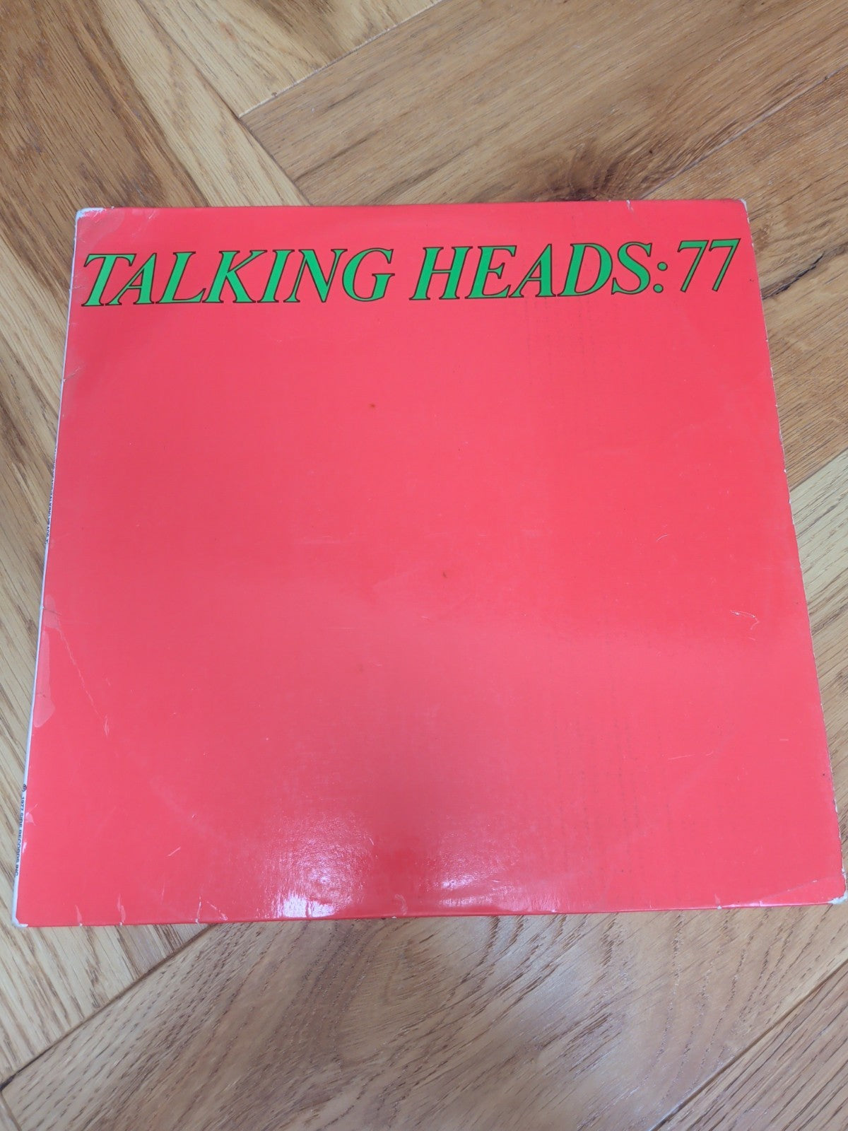 TALKING HEADS  TALKING HEADS 77  EUROPE ISSUE  LYRIC INNER SLEEVE Vinyl LP