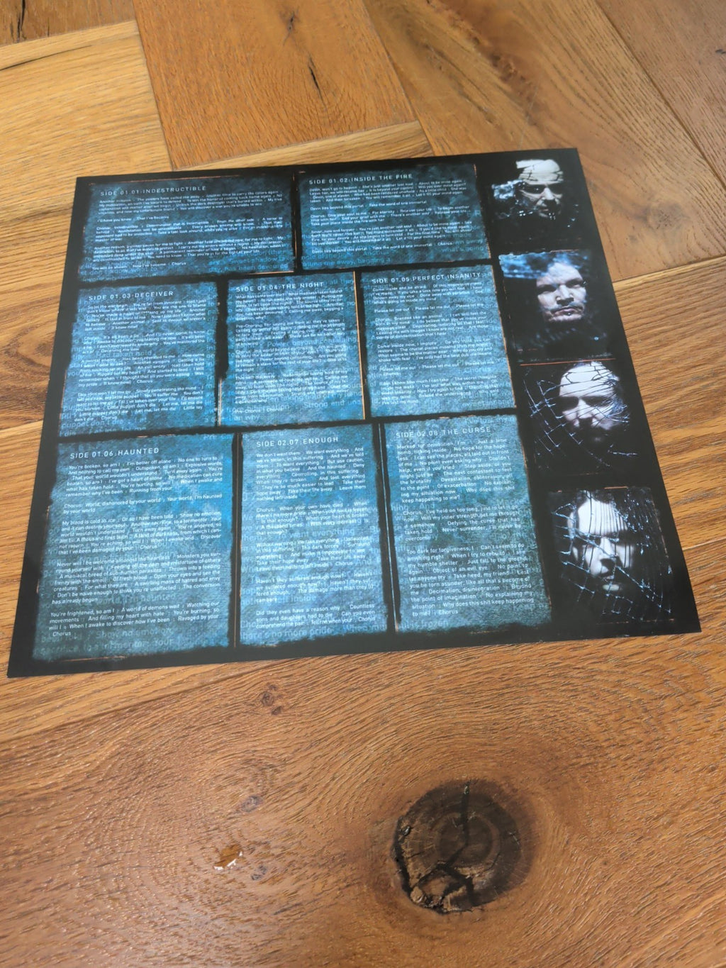 Indestructible by Disturbed LP Vinyl - MANUFACTURING DEFECT READ DESCRIPTION